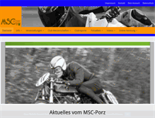 Tablet Screenshot of msc-porz.de